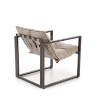 SHARK zestaw ogrodowy ( sofa + fotel 2x + ława ), ciemny brąz / cappuccino (1p1szt)