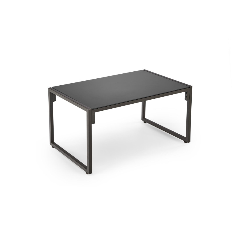 SHARK zestaw ogrodowy ( sofa + fotel 2x + ława ), ciemny brąz / cappuccino (1p1szt)