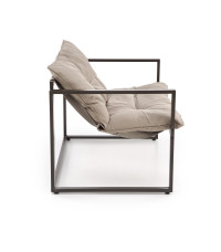 SHARK zestaw ogrodowy ( sofa + fotel 2x + ława ), ciemny brąz / cappuccino (1p1szt)