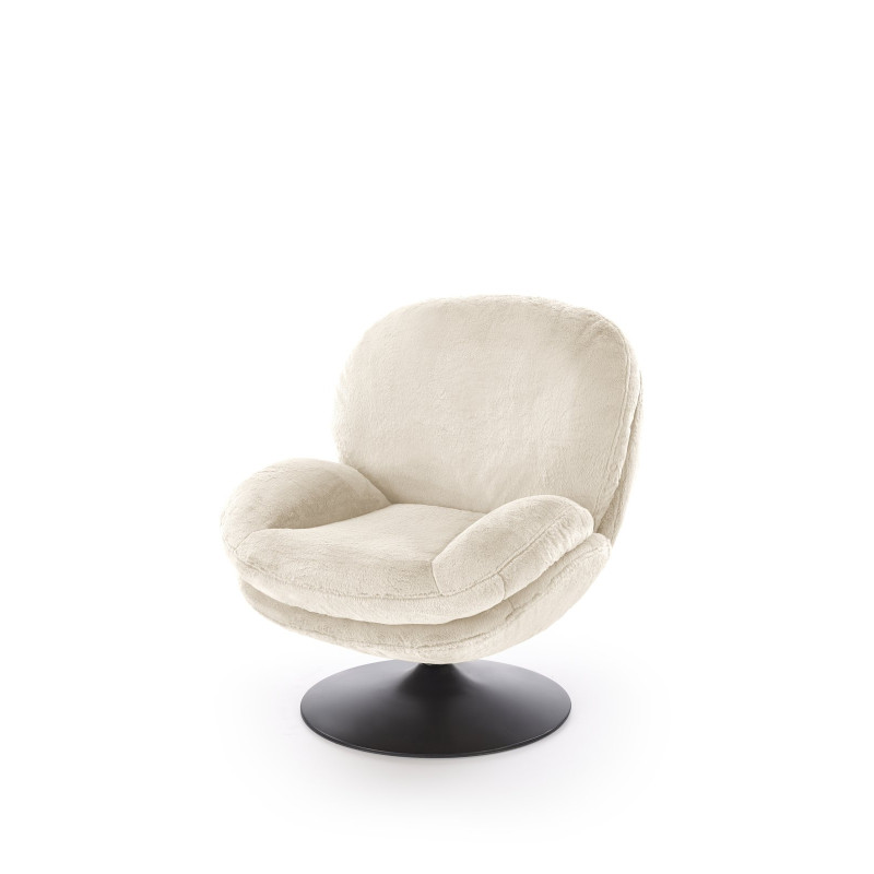 SHELL fotel wypoczynkowy, kremowy (1p1szt)