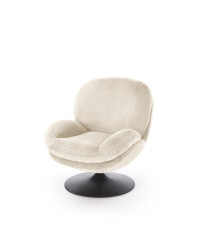 SHELL fotel wypoczynkowy, kremowy (1p1szt)