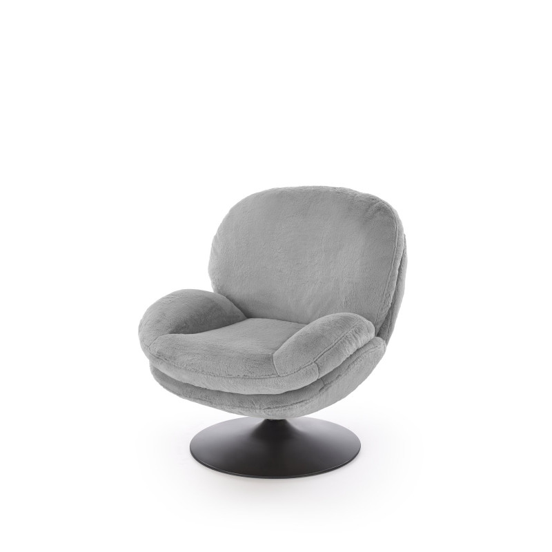 SHELL fotel wypoczynkowy, popielaty (1p1szt)