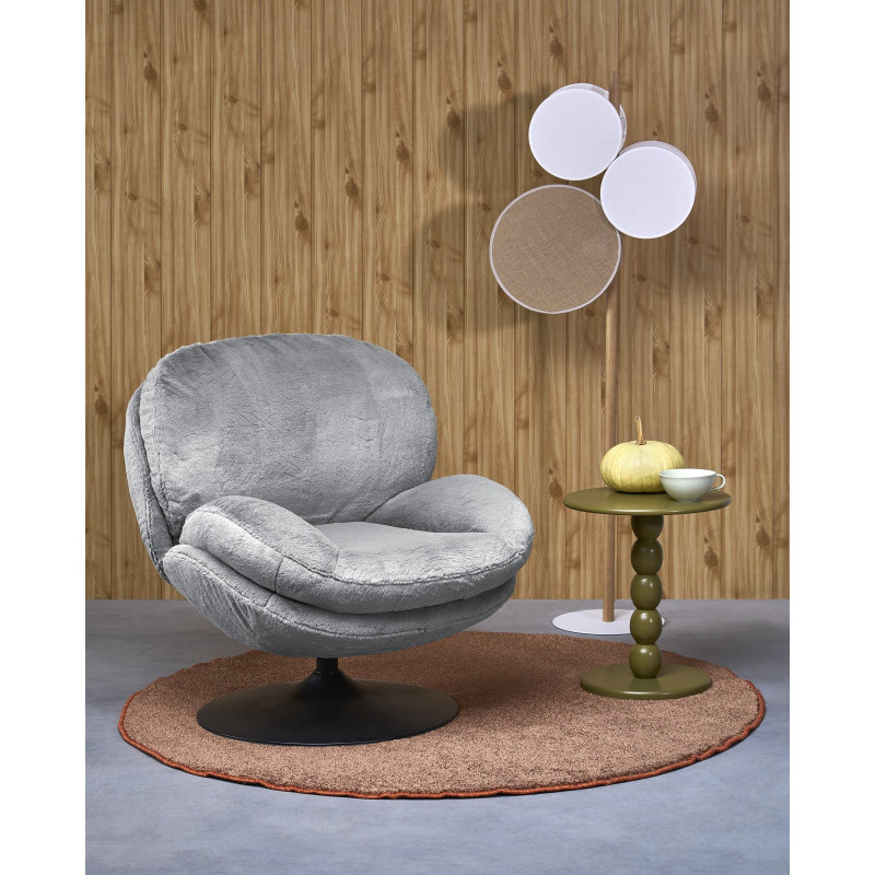 SHELL fotel wypoczynkowy, popielaty (1p1szt)