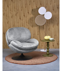 SHELL fotel wypoczynkowy, popielaty (1p1szt)