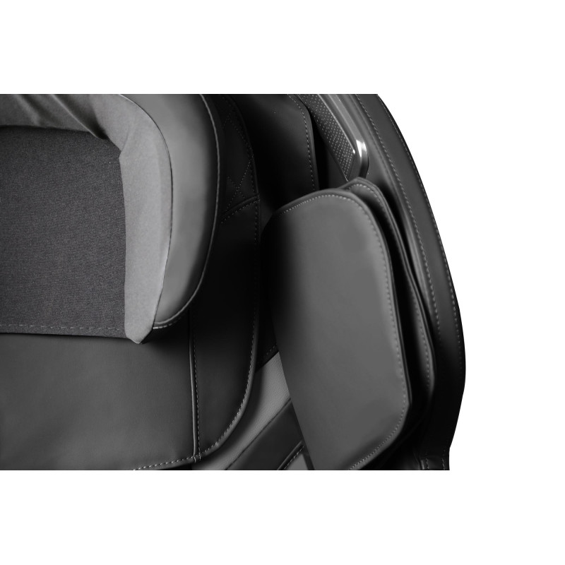 SOLARIA  fotel wypoczynkowy z funkcją masażu i podgrzewania, czarny (1p1szt)