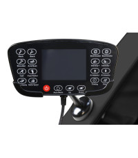 SOLARIA  fotel wypoczynkowy z funkcją masażu i podgrzewania, czarny (1p1szt)