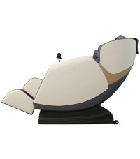 SOLARIA  fotel wypoczynkowy z funkcją masażu i podgrzewania, kremowy / popielaty (1p1szt)