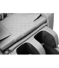 SOLARIA  fotel wypoczynkowy z funkcją masażu i podgrzewania, kremowy / popielaty (1p1szt)