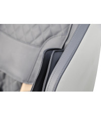 SOLARIA  fotel wypoczynkowy z funkcją masażu i podgrzewania, kremowy / popielaty (1p1szt)