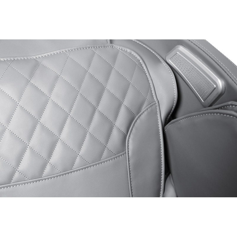 SOLARIA  fotel wypoczynkowy z funkcją masażu i podgrzewania, kremowy / popielaty (1p1szt)