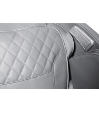 SOLARIA  fotel wypoczynkowy z funkcją masażu i podgrzewania, kremowy / popielaty (1p1szt)