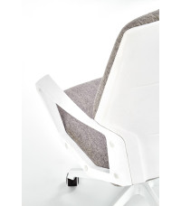 SPIN 2 fotel pracowniczny jasny popiel / biały (1p1szt)