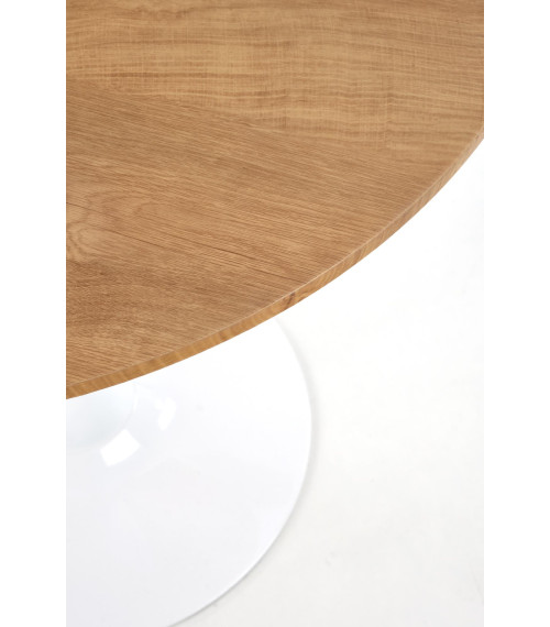 STING stół blat - naturalny, noga - biały (3p1p)