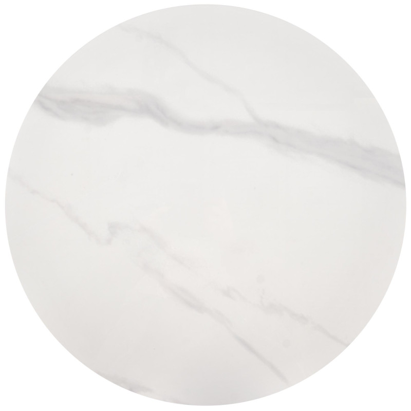 TALBI  ława biały marmur / biały / złoty (1p1szt)