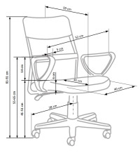 TIMMY fotel młodzieżowy popiel