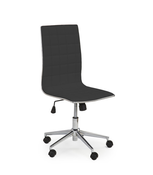 TIROL fotel pracowniczy czarny