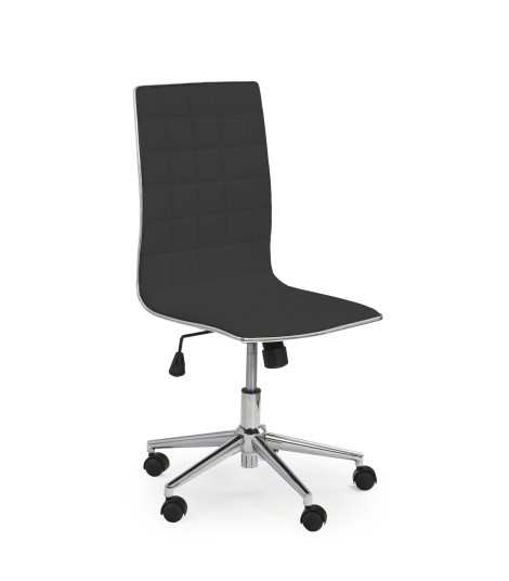 TIROL fotel pracowniczy czarny