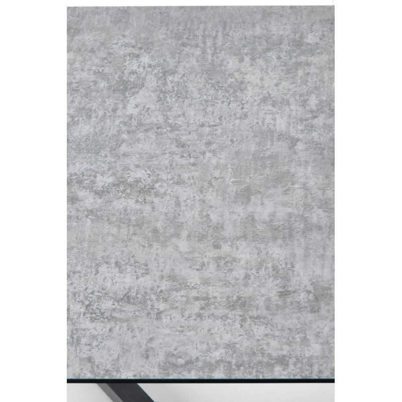 TIZIANO stół rozkładany, blat - jasny popiel / ciemny popiel, nogi - ciemny popiel (2p1szt)