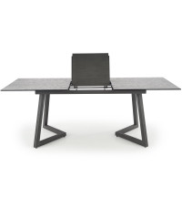 TIZIANO stół rozkładany, blat - jasny popiel / ciemny popiel, nogi - ciemny popiel (2p1szt)