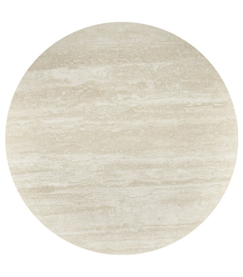 TOLIO stół okrągły, trawertyn/ kaszmir (3p1szt)