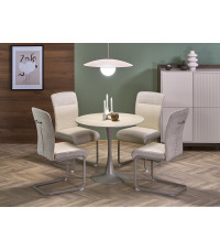 TOLIO stół okrągły, trawertyn/ kaszmir (3p1szt)