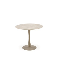 TOLIO stół okrągły, trawertyn/ kaszmir (3p1szt)