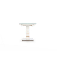 TORONTO stół rokładany biały / dąb złoty