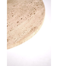 TRAVERSO S ława, trawertyn / biały (1p1szt)