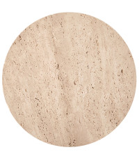 TRAVERSO ława, trawertyn / biały (1p1szt)