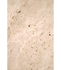 TRAVERSO ława, trawertyn / biały (1p1szt)