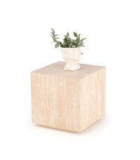 TRAVERTINO_S KWADRAT ława, trawertyn (1p1szt)