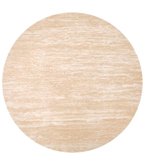 TRAVERTINO_S OKRĄGŁA ława, trawertyn (1p1szt)