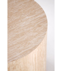 TRAVERTINO_S OKRĄGŁA ława, trawertyn (1p1szt)