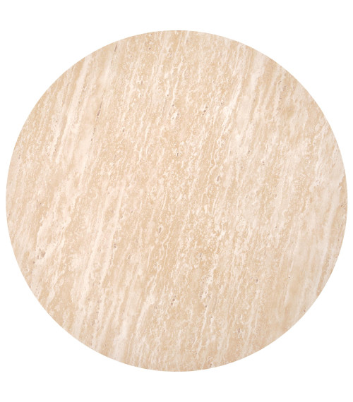 TRAVERTINO OKRĄGŁA ława, trawertyn (1p1szt)