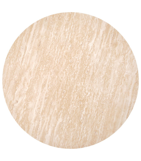 TRAVERTINO OKRĄGŁA ława, trawertyn (1p1szt)