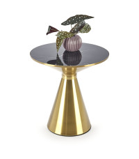 TRIBECA ława czarny marmur / złoty (1p1szt)