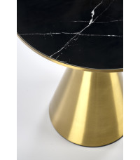 TRIBECA ława czarny marmur / złoty (1p1szt)