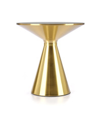 TRIBECA ława czarny marmur / złoty (1p1szt)