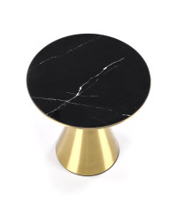 TRIBECA ława czarny marmur / złoty (1p1szt)