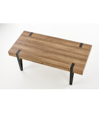 TULUZA ława orzech miodowy / czarny (1p1szt)