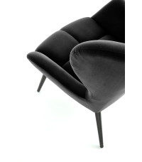 TYRION fotel wypoczynkowy czarny