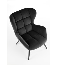 TYRION fotel wypoczynkowy czarny