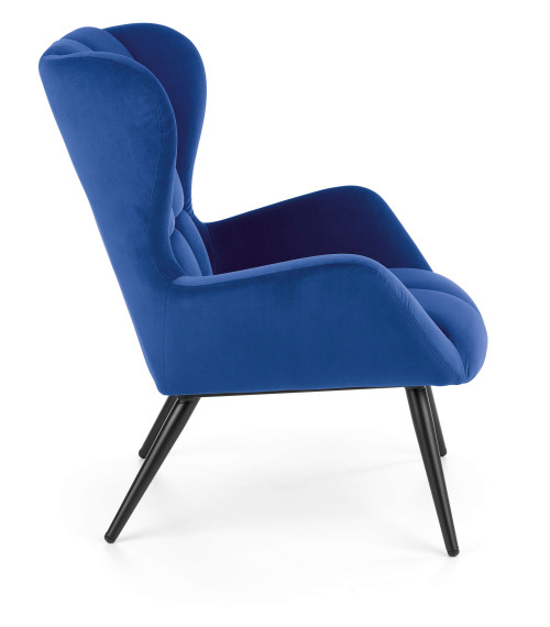 TYRION fotel wypoczynkowy granatowy