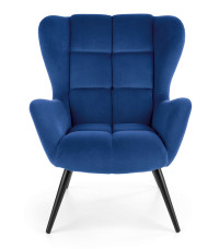 TYRION fotel wypoczynkowy granatowy