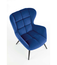 TYRION fotel wypoczynkowy granatowy