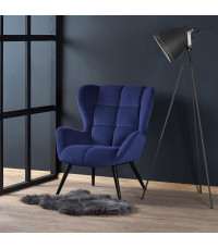 TYRION fotel wypoczynkowy granatowy