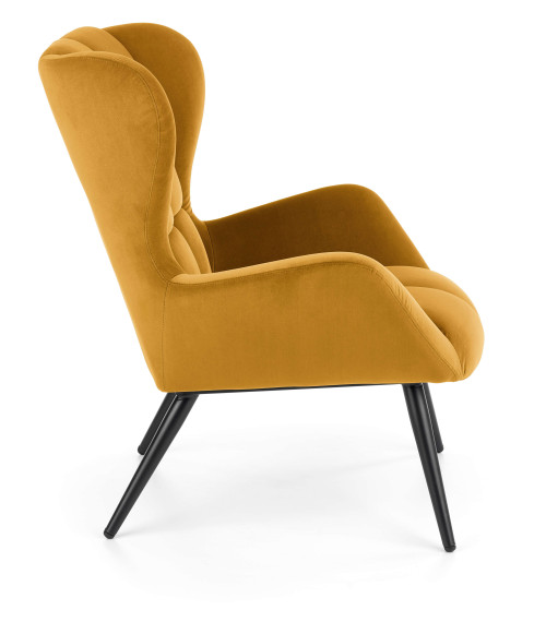 TYRION fotel wypoczynkowy musztardowy