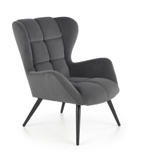 TYRION fotel wypoczynkowy popielaty