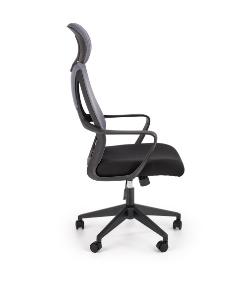 VALDEZ fotel pracowniczy popiel / czarny