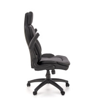 VALERIO fotel gabinetowy czarny / popielaty (1p1szt)